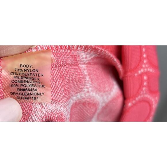 Julia Jordan Fuchsia Pink Sheath Dress | Size 4 | White Stitch Detail - Picture 4 of 6